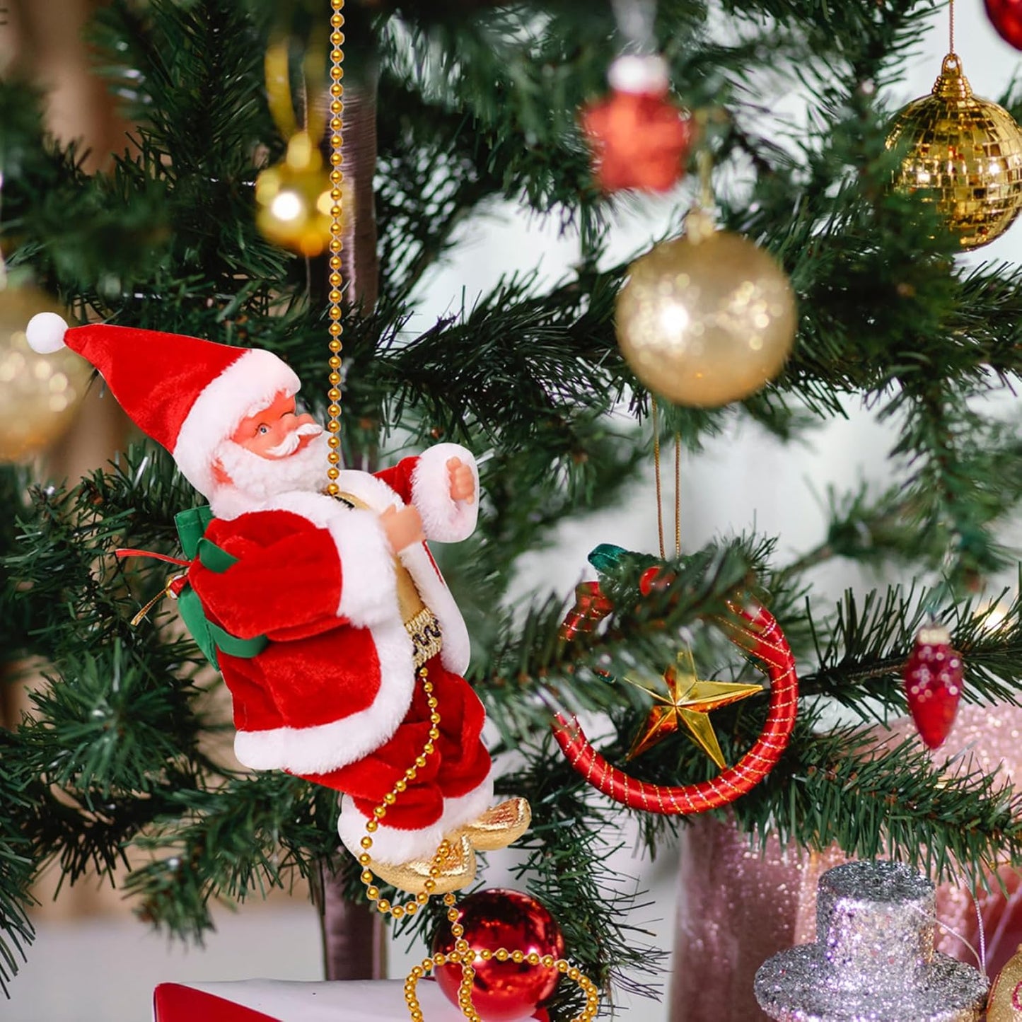 Climbing Santa Electric Toy