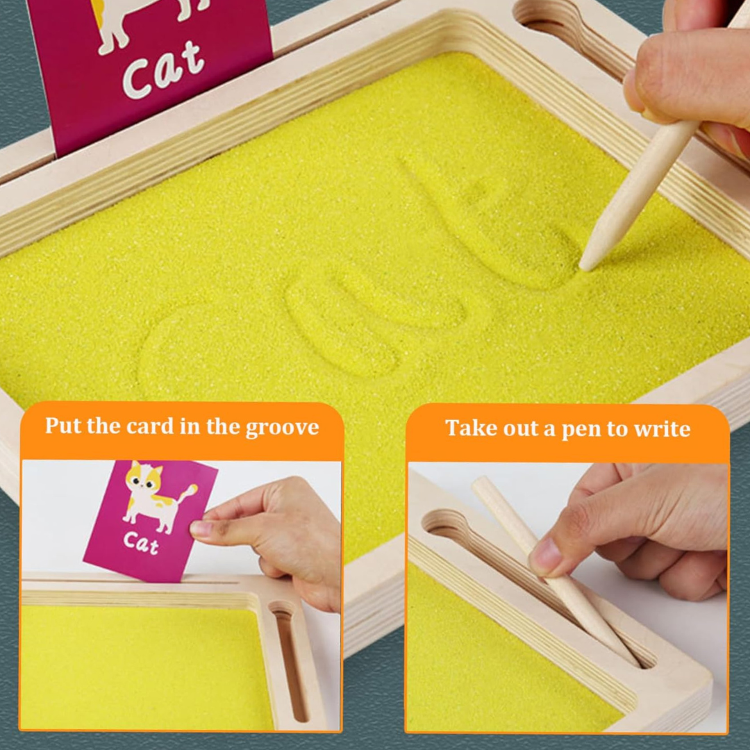 Montessori Sand Tray for Kids