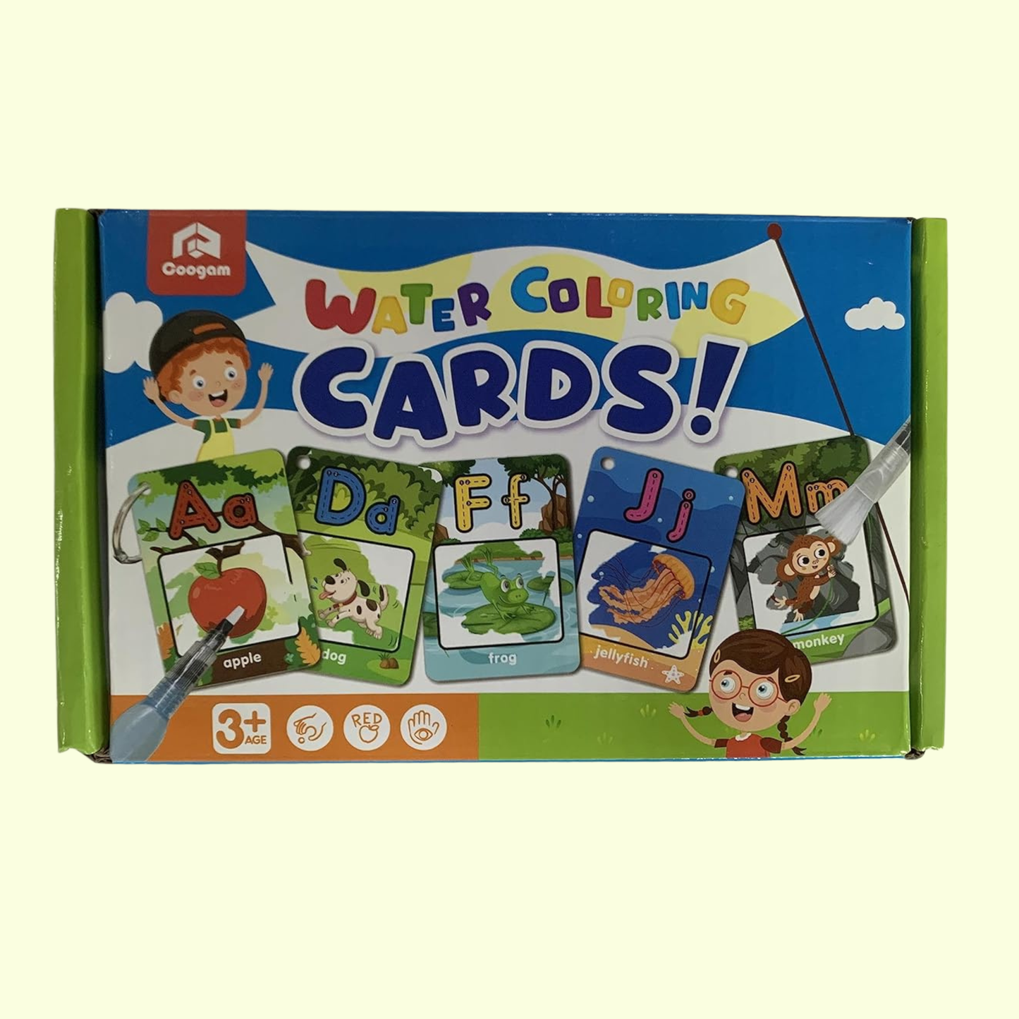 Alphabet Water Coloring Cards