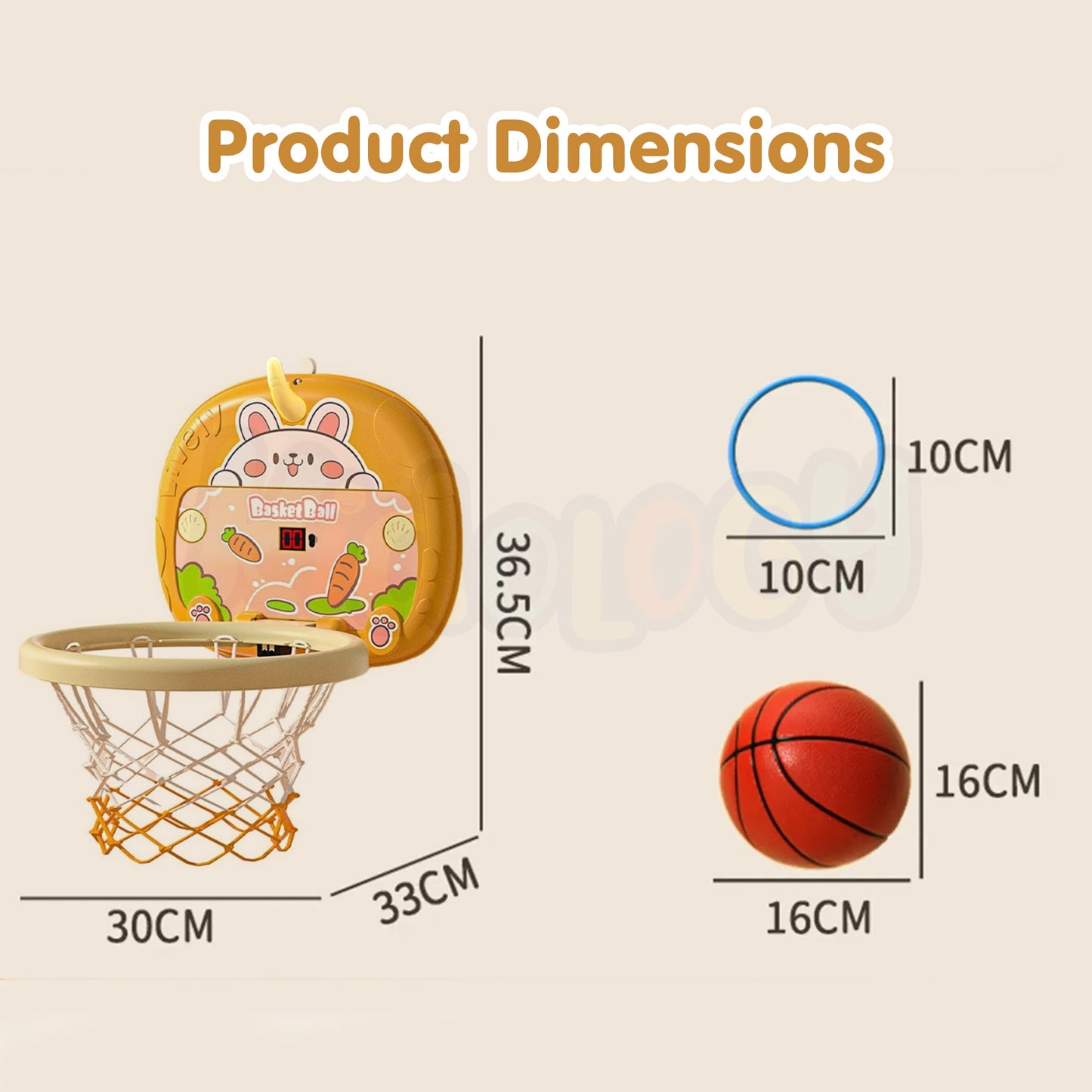 2-in-1 Ultimate Indoor Fun: Basketball + Ring Toss Game Set