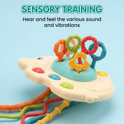 Elephant Pull String Montessori Baby Toy