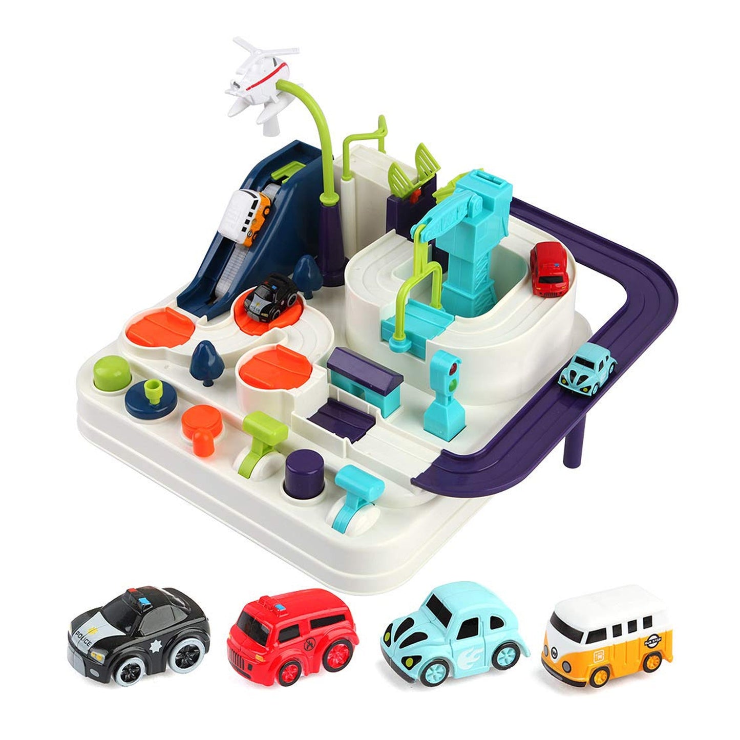 Car Adventure Rescue Track Set Educational Toy