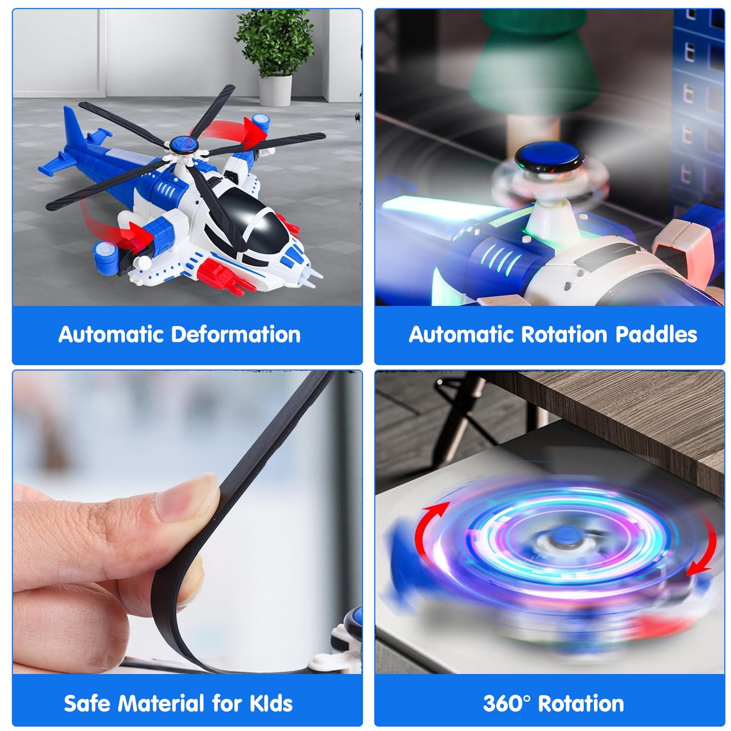 Helicopter Toy with Lights and Sounds