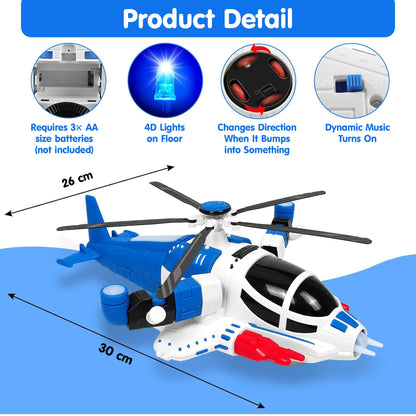 Helicopter Toy with Lights and Sounds