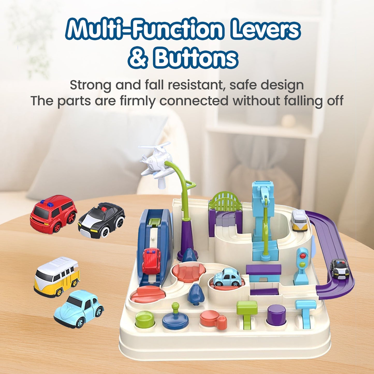 Car Adventure Rescue Track Set Educational Toy