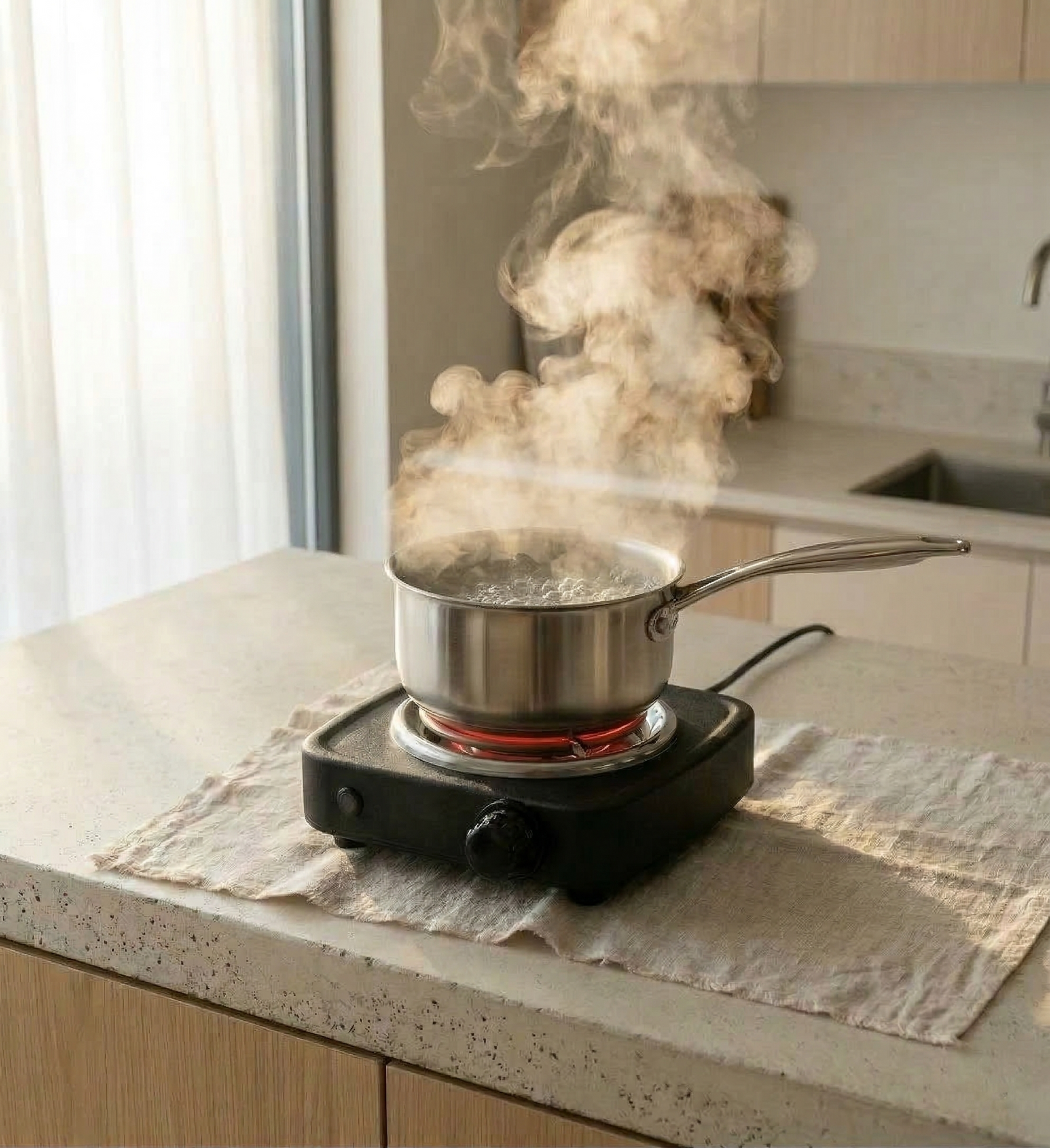 Styleadda™ Electric Coil Stove – No Gas Cooking Anywhere