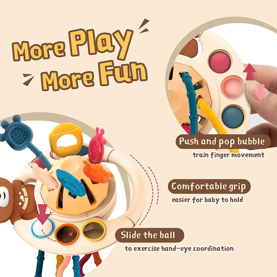 Little Bear Pull Box Toy