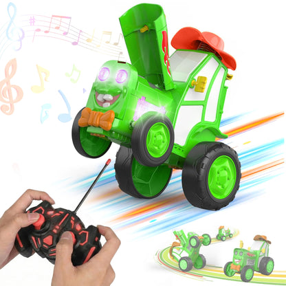 Crazy Jumping Tractor Toy
