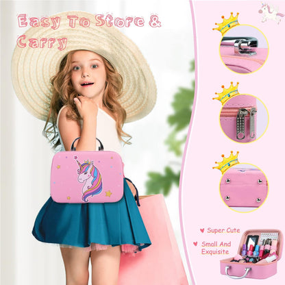 Washable Unicorn Makeup Suitcase