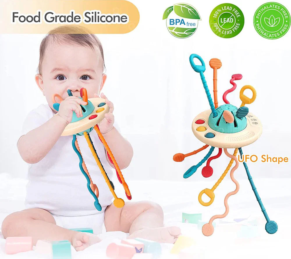 The Montessori UFO Silicone Toy