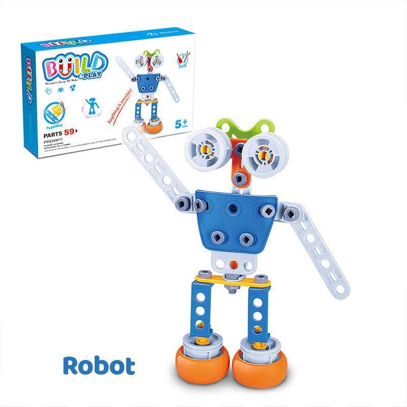 DIY Construction Building Blocks Toy Set