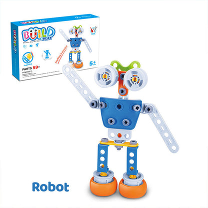 DIY Construction Building Blocks Toy Set