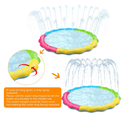 Non-Slip Splash Round Pool