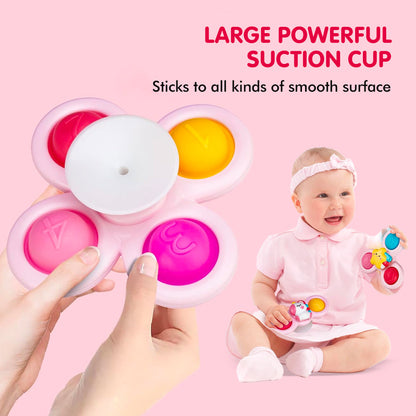 Children's Fun Suction Cup Spinner Toy ( Set of 3 )